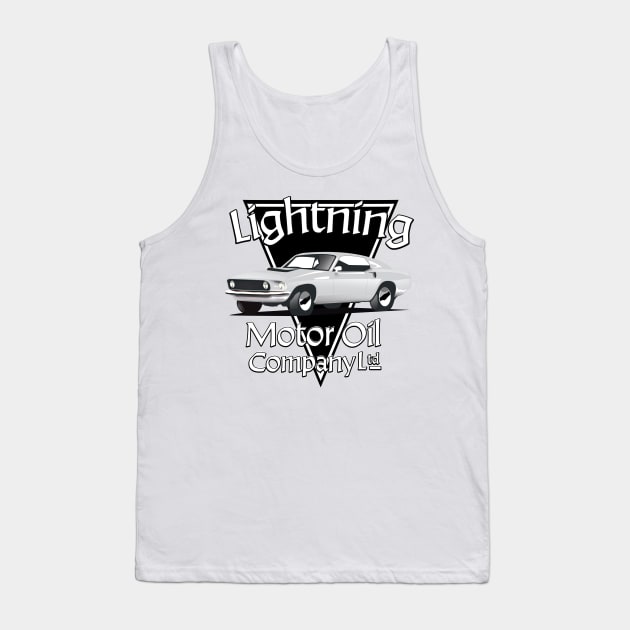 Lightning Motor Oil Company Ltd. Tank Top by nickemporium1